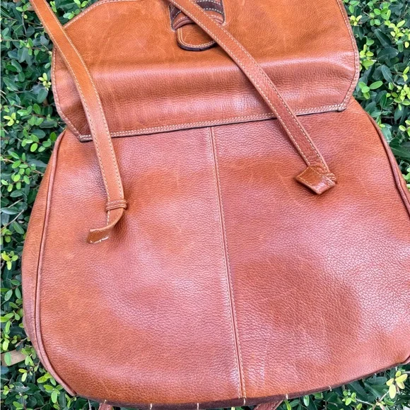 Elegant Brown Leather and Suede Women's Bag - Picture 8 of 11